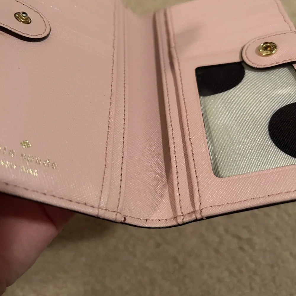 Kate Spade Light Pink Snap Wallet
